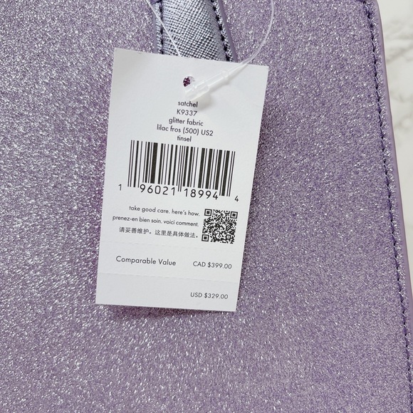 Kate Spade Tinsel Glitter Satchel - Picture 7 of 8